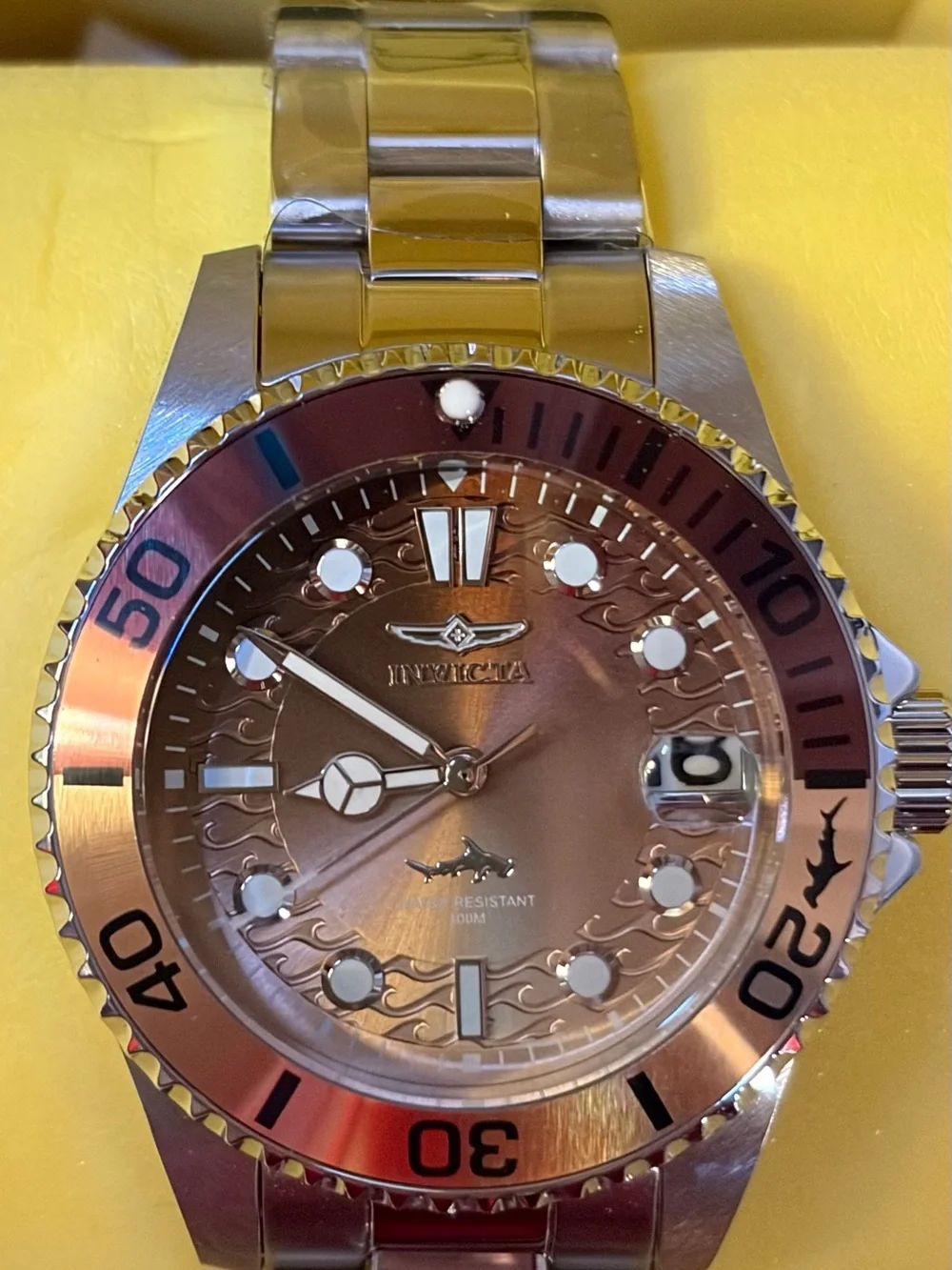 Invicta Pro Diver ‘Coffee’ Brown Luxury Women’s Swim/Dive Watch! 34MM Limited Co